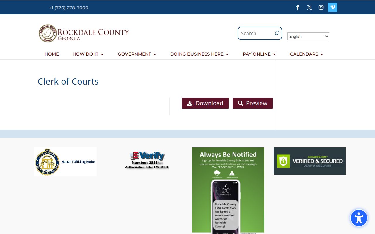 Rockdale County court records for released inmate disposition