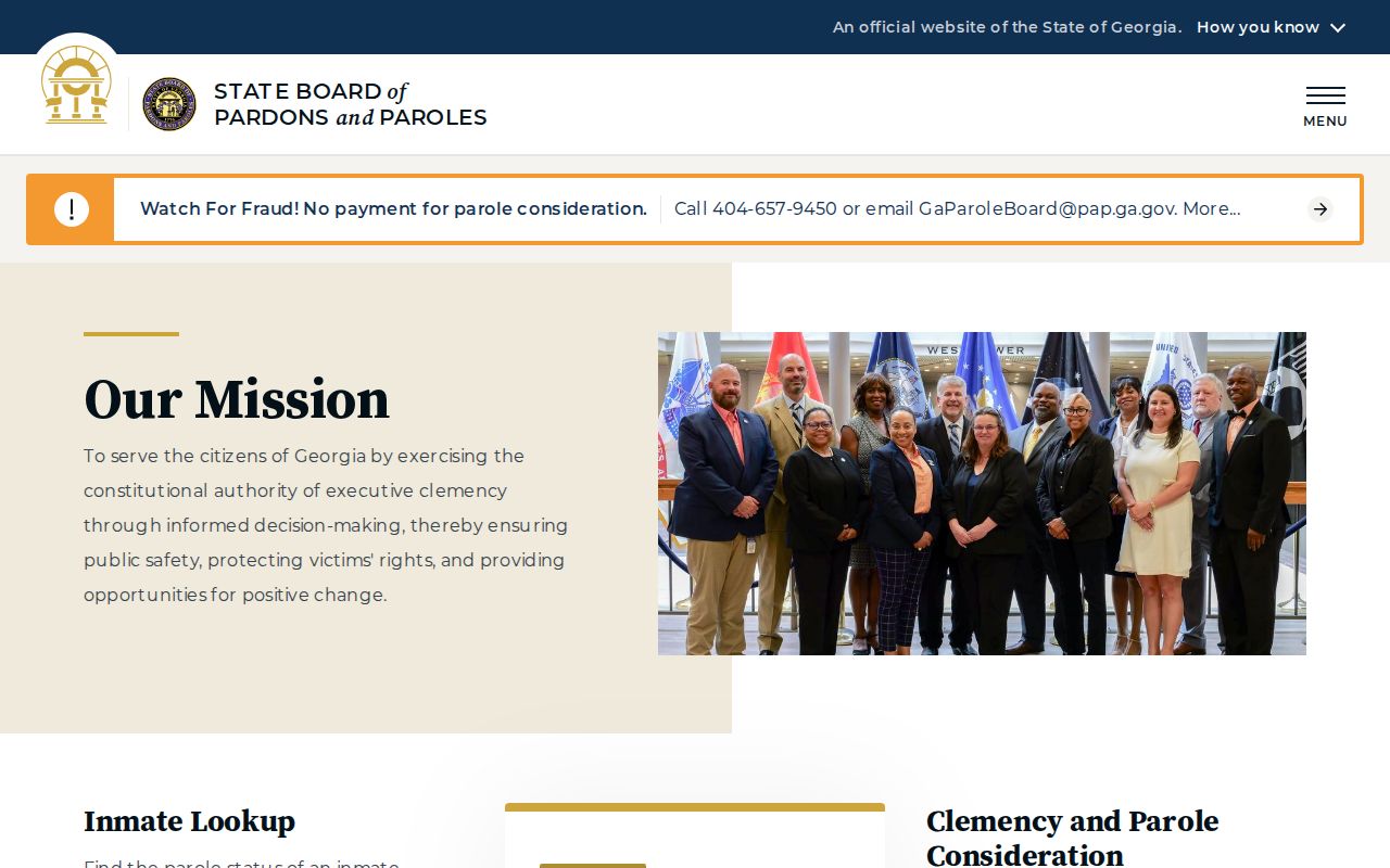 Georgia parole board source for Rockdale County parole records